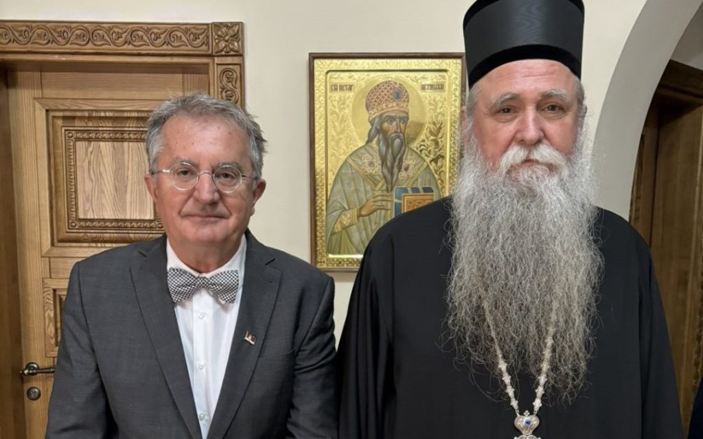 Ο Μητροπολίτης Ιωαννίκιος υποδέχθηκε τον Πρέσβη της Δημοκρατίας της Σερβίας στο Μαυροβούνιο
