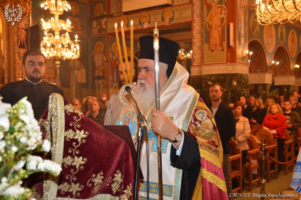 Β΄ Στάση των Χαιρετισμών στον Ιερό Ναό Κοιμήσεως της Θεοτόκου Σίνδου