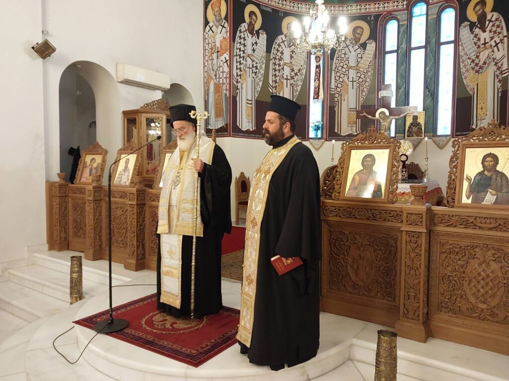 Εσπερινός του ”Ψυχοσάββατου” στον Ιερό Μητροπολιτικό Ναό Αρκαλοχωρίου
