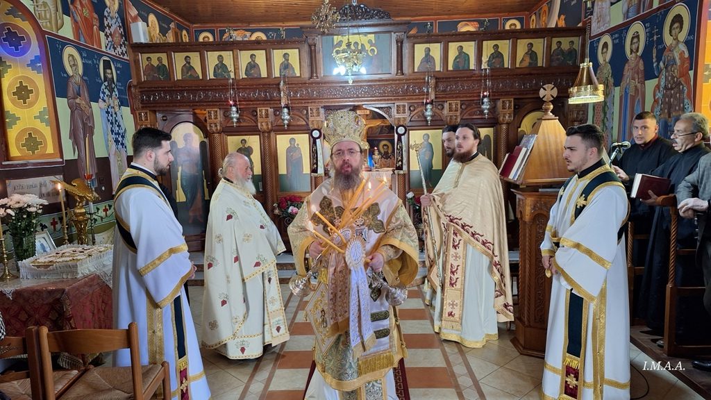 Ο Μητροπολίτης Αιτωλίας και Ακαρνανίας στην Ιερά Μονή Αγίου Δημητρίου Δρυμού Βονίτσης