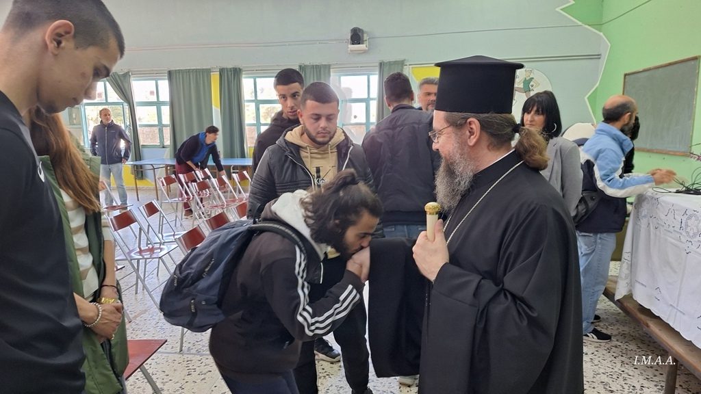 Επίσκεψη του Μητροπολίτη Αιτωλίας και Ακαρνανίας στο ΕΠΑΛ Μεσολογγίου