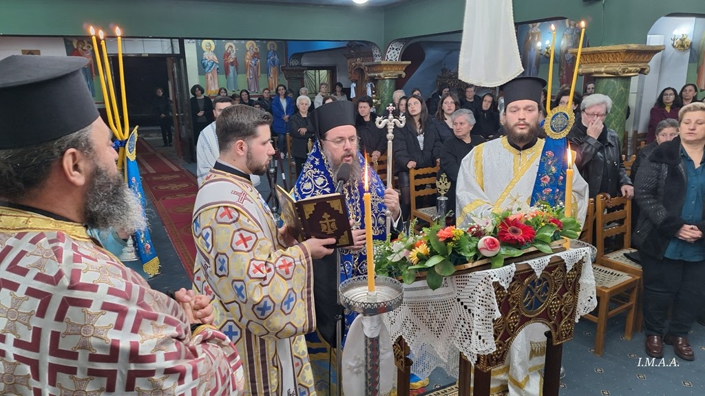 Η Α’ Στάση των Χαιρετισμών της Παναγίας στα Όχθια Αιτωλοακαρνανίας