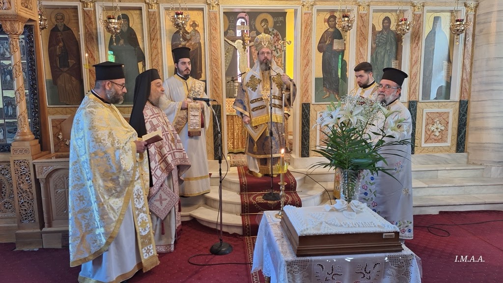 Ο Μητροπολίτης Αιτωλίας τέλεσε το ετήσιο Μνημόσυνο της Καθηγουμένης της Ι.Μ. Αγίου Κοσμά Αιτωλού Μέγα Δένδρου
