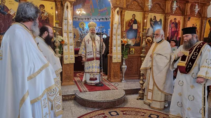 Ο Μητροπολίτης Λεμεσού λειτούργησε στον Άγιο Κωνσταντίνο