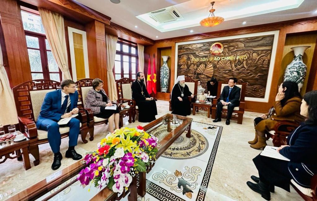 Митрополит Манильский и Ханойский Павел встретился с руководством Комитета по делам религий при Правительстве Вьетнама