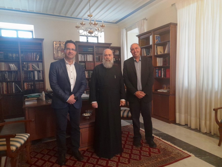 Επίσκεψη του Προέδρου του Ιατρικού Συλλόγου Καρδίτσας στον Μητροπολίτη Θεσσαλιώτιδος