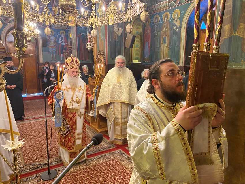 Η εορτή του Αγίου Σωφρονίου, Πατριάρχου Ιεροσολύμων στην Ιερά Μονή Φανερωμένης Χιλιομοδίου