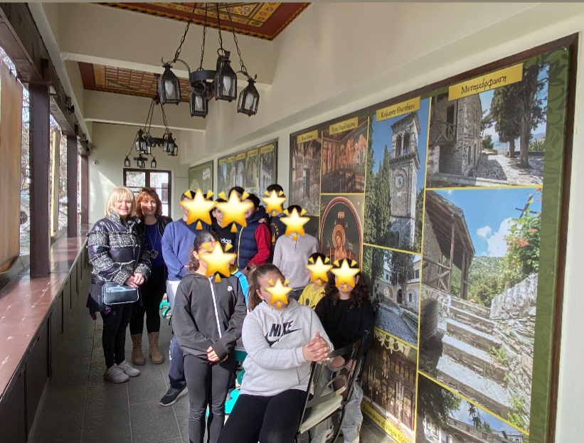 Επίσκεψη μαθητών από τον Βόλο στο Βυζαντινό Μουσείο Μακρινίτσας