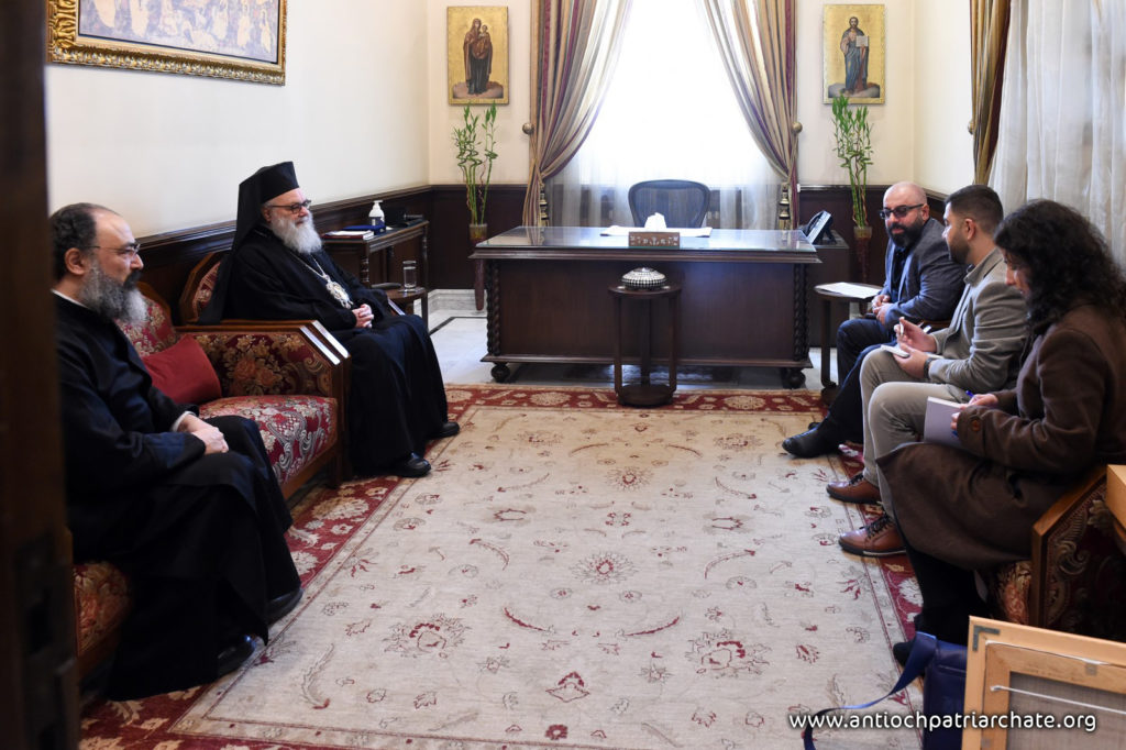 البطريرك يستقبل رئيس منظمة اتحاد العالم المسيحيّ الروسيّة