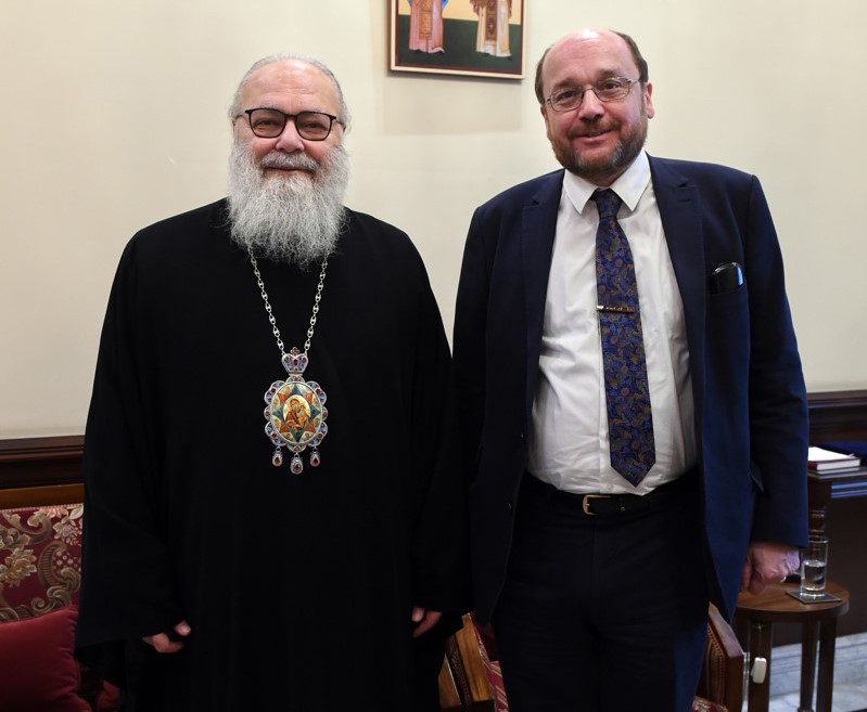 Ο Πατριάρχης Αντιοχείας υποδέχθηκε τον επικεφαλής της αυστριακής αντιπροσωπείας στη Συρία