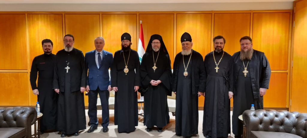 استقبال رئيس دائرة العلاقات الخارجية في بطريركية
