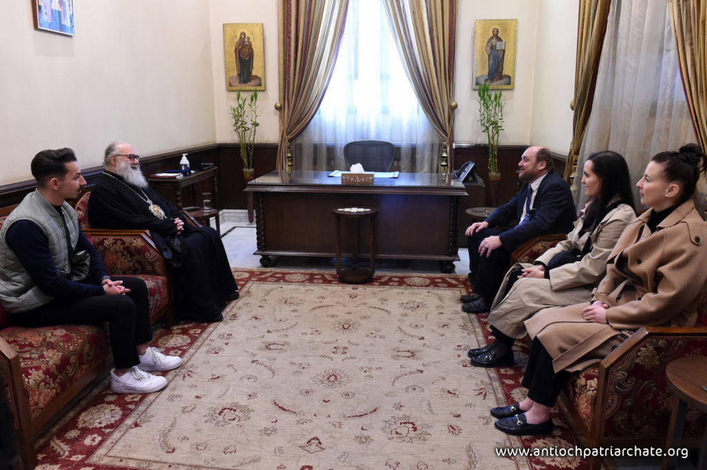 البطريرك يستقبل رئيس البعثة النمساويّة لسوريا