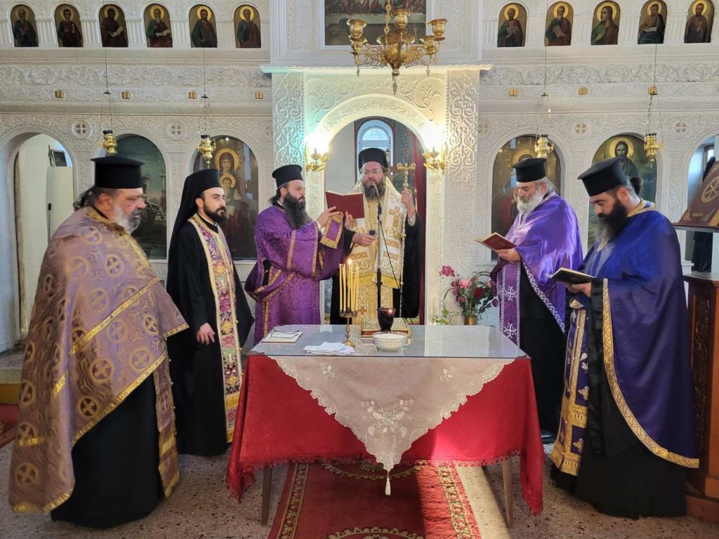 Ο Μητροπολίτης Βαρθολομαίος στον Άγιο Γεώργιο στο χωριό Γερακαριό των Κρουσίων Κιλκίς