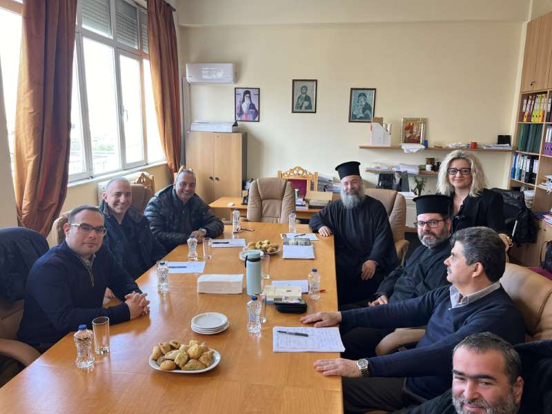 Επαφές Μητροπολίτη Ρεθύμνης για την προετοιμασία Θεολογικής Ημερίδας