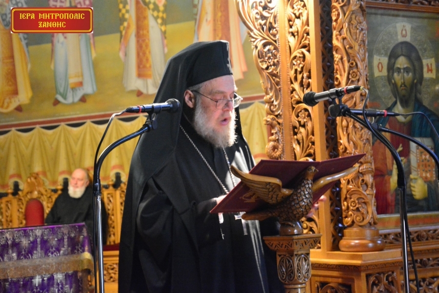 Ο Κατανυκτικός Εσπερινός της Β’ Κυριακής των Νηστειών στην Ιερά Μητρόπολη Μαρωνείας