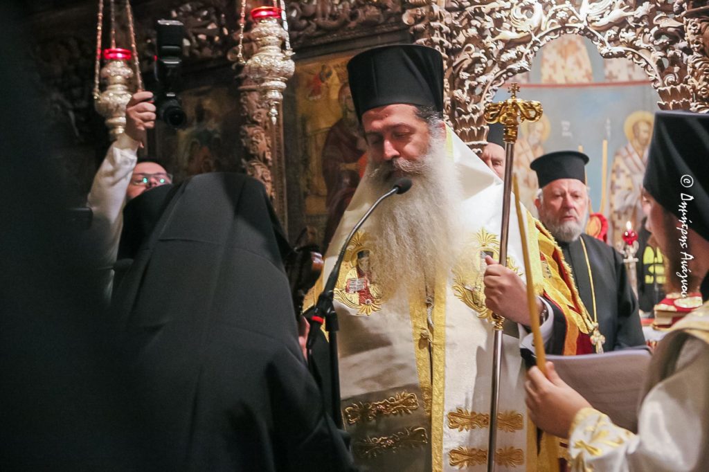 Πανήγυρη με κουρά μοναχού στην Ιερά Μονή Αγάθωνος