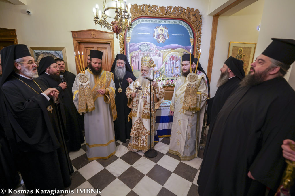 Τελέστηκαν τα εγκαίνια του πρώτου Ιερού Παρεκκλησίου προς τιμήν του Οσίου Γερασίμου του Υμνογράφου στην Ιερά Μονή Παναγίας Δοβρά Βεροίας