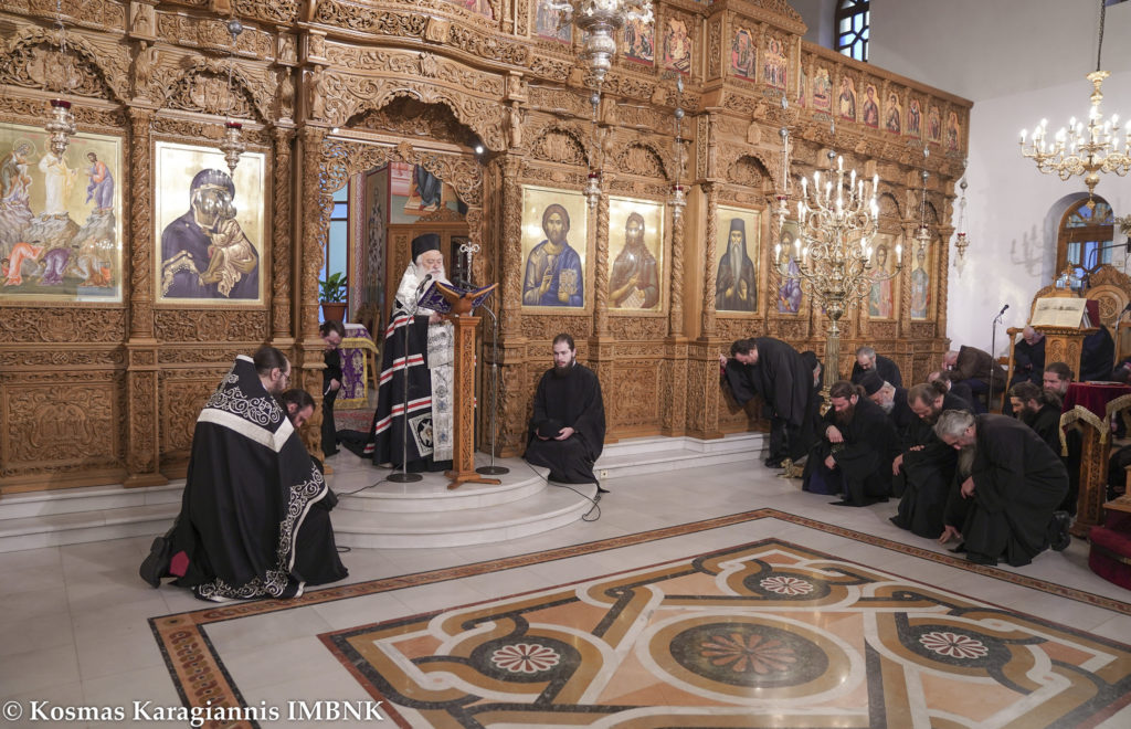 Πλήθος πιστών στον Εσπερινό της Συγχωρήσεως στη Νάουσα
