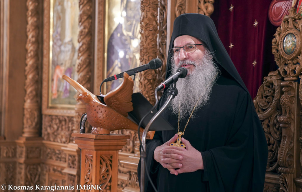 Αναστάσιμος Εσπερινός και ομιλία του Καθηγουμένου της Ι.Μ. Σίμωνος Πέτρας Γέροντα Ελισσαίου στη Νάουσα