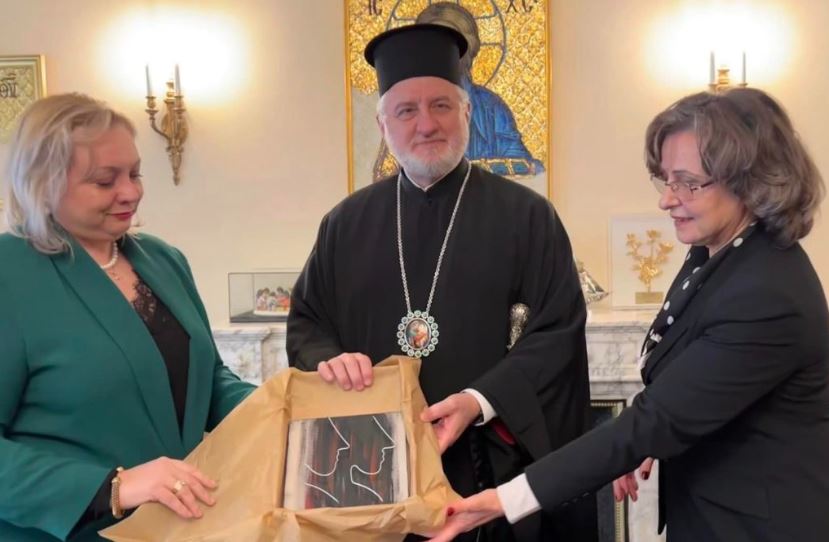 Ο Αρχιεπίσκοπος Aμερικής καλωσόρισε στην Αρχιεπισκοπή στελέχη του ΣΕΓΕ