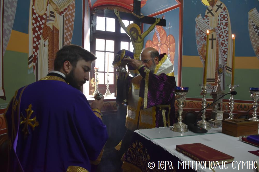 Πρώτη Θεία Λειτουργία των Προηγιασμένων Δώρων στη Σύμη