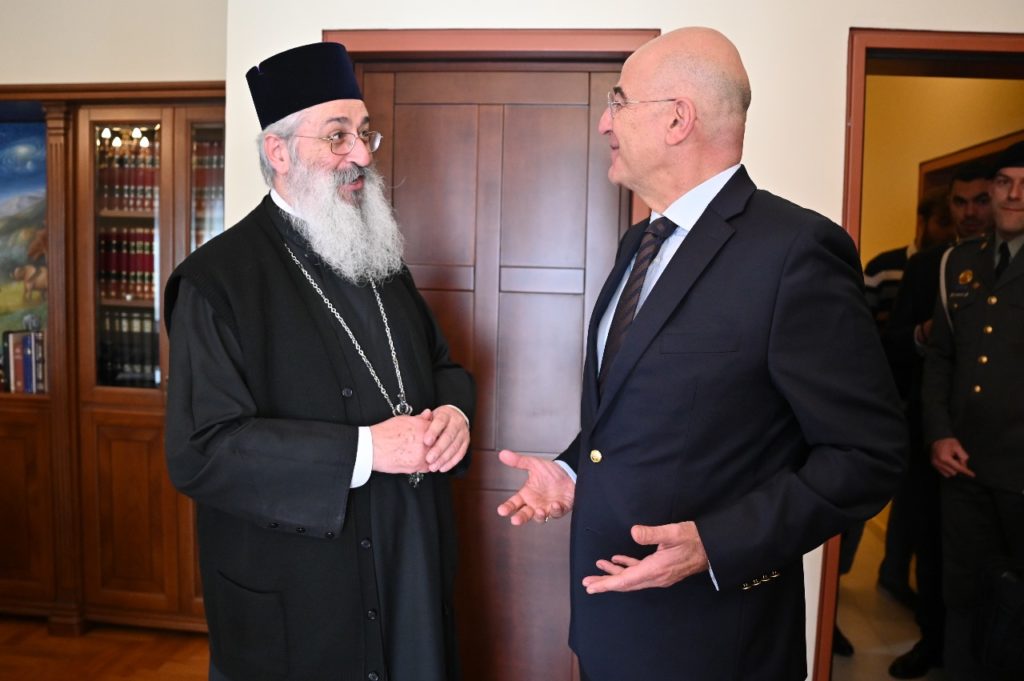 Συνάντηση Μητροπολίτη Αλεξανδρουπόλεως με τον Υπουργό Εθνικής Άμυνας Νίκο Δένδια