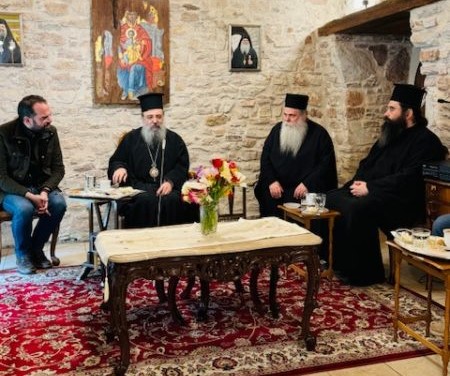 Συνάντηση Μητροπολίτη Πατρών με Περιφερειάρχη Δυτικής Ελλάδος στο Μοναστήρι των Εισοδίων της Θεοτόκου του Ομπλού