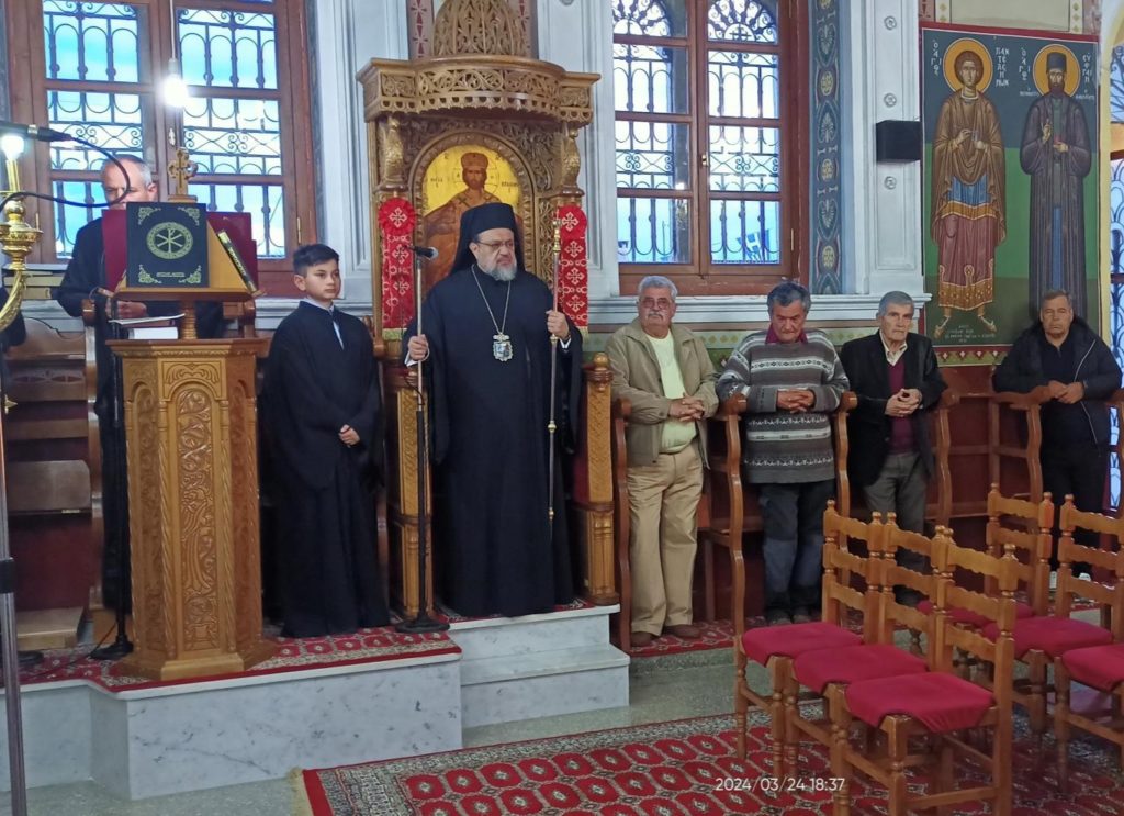 Ο Εσπερινός του Ευαγγελισμού στην Ιερά Μητρόπολη Μεσσηνίας