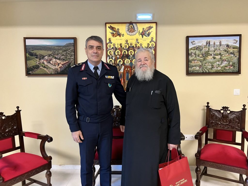 Επίσκεψη του Γενικού Περιφερειακού Αστυνομικού Διευθυντή Κρήτης στον Μητροπολίτη Κυδωνίας