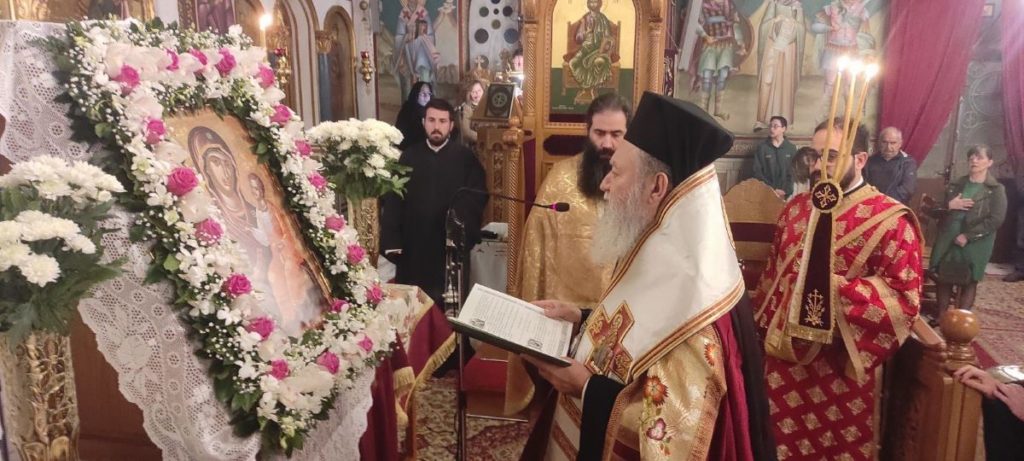 Οι πρώτοι Χαιρετισμοί της Θεοτόκου στην Ιερά Μητρόπολη Χαλκίδος