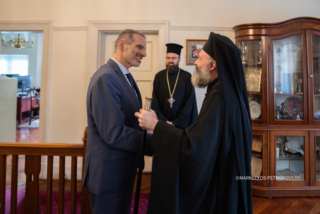 Ο νέος Πρέσβης της Ελλάδος στην Αυστραλία επισκέφθηκε τον Αρχιεπίσκοπο Μακάριο