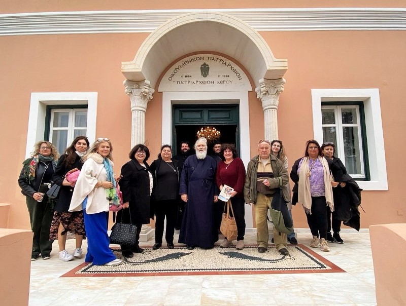 Προσκυνητές στη Λέρο για τους εορτασμούς της αγιοκατάταξης της Οσίας Γαβριηλίας