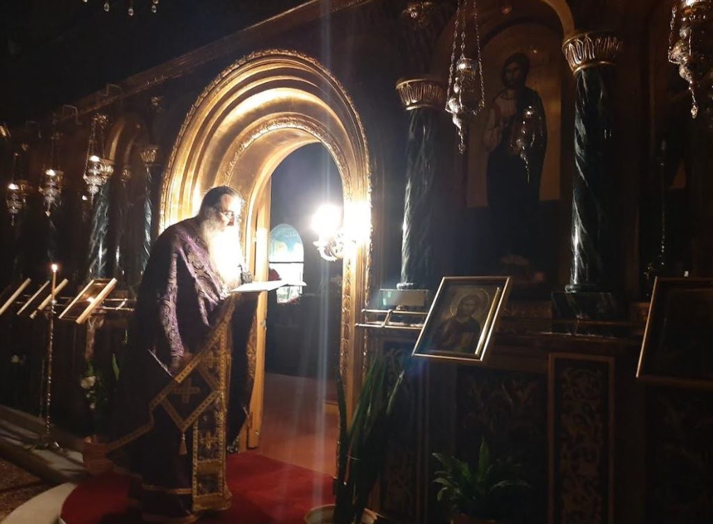 Προηγιασμένη Θεία Λειτουργία των Τιμίων Δώρων στον Άγιο Νικόλαο Ερέτριας