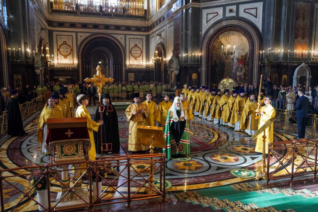 Слово Святейшего Патриарха Кирилла в Неделю о Страшном Суде после Литургии в Храме Христа Спасителя