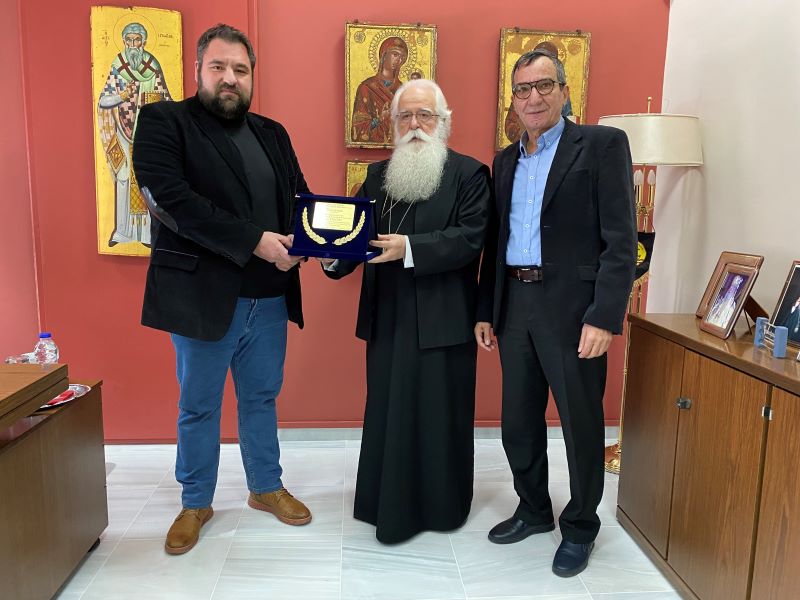 Επίσκεψη μελών της Διοίκησης Θηροφυλακής – Κυνηγετικής Συνομοσπονδίας στον Μητροπολίτη Δημητριάδος