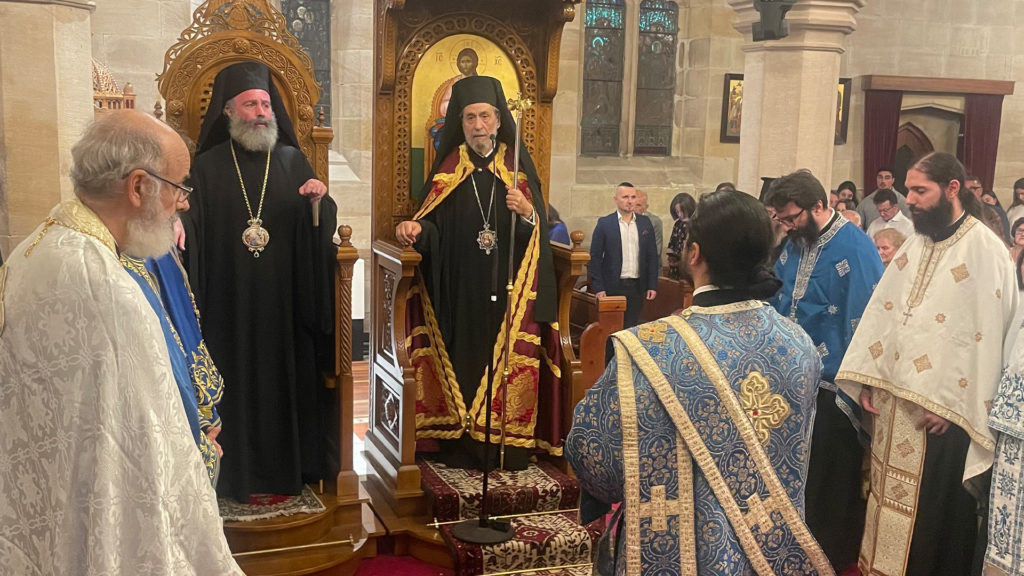Πανηγυρικός Εσπερινός Ευαγγελισμού της Θεοτόκου στον Ι. Καθεδρικό Ναό του Σύδνεϋ