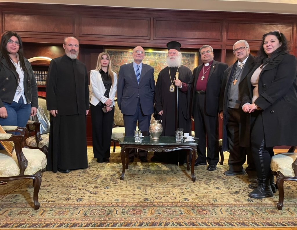 Αντιπροσωπεία του Συμβουλίου Εκκλησιών Μέσης Ανατολής στον Πατριάρχη Αλεξανδρείας