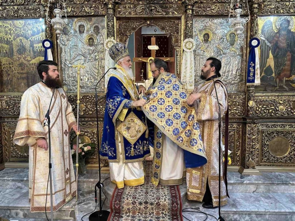 Χειροτονία νέου Πρεσβυτέρου από τον Μητροπολίτη Λήμνου Ιερόθεο