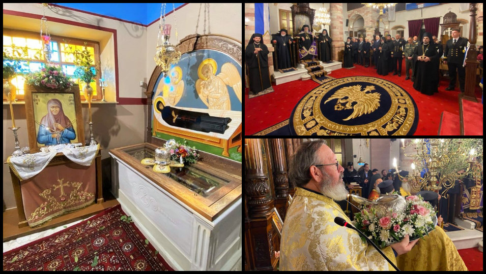 Κορυφώνονται οι τριήμεροι εορτασμοί για την αγιοκατάταξη της Οσίας Γαβριηλίας στη Λέρο