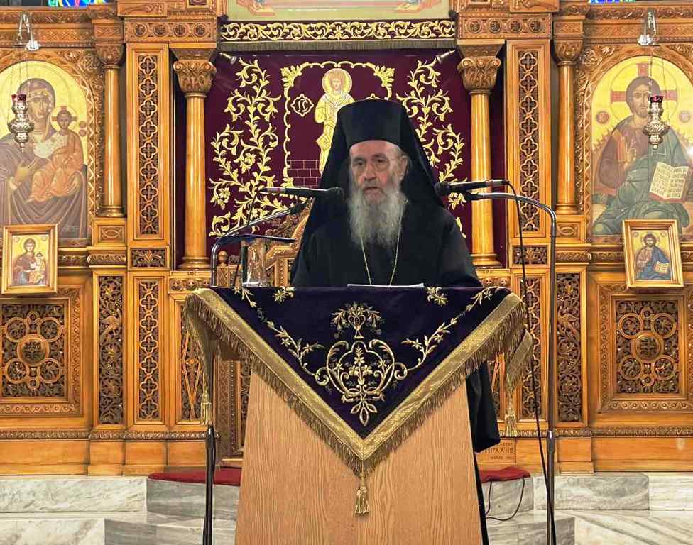 Ομιλία του Μητροπολίτη Ναυπάκτου για τον Άγιο Καλλίνικο Εδέσσης στον Βόλο