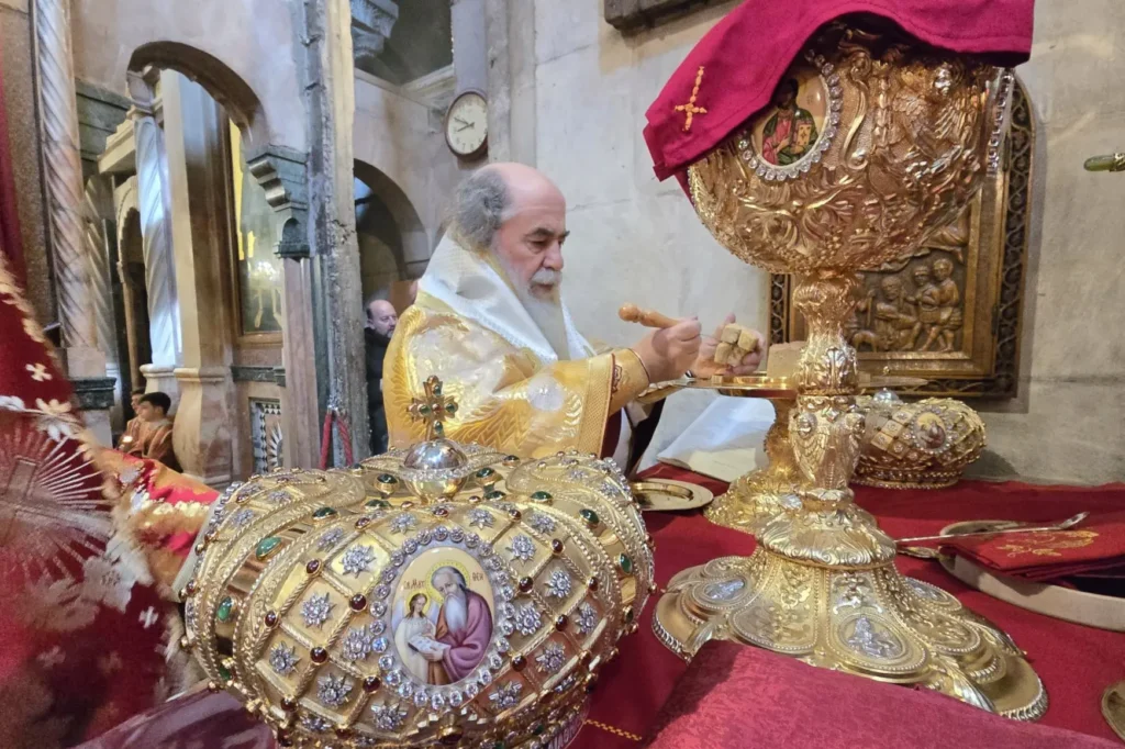 Mesaj de speranță și felicitare către Patriarhul Ierusalimului, care și-a serbat onomastica