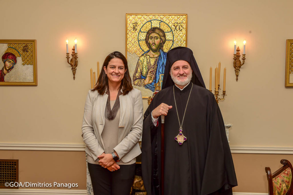 Συνάντηση με Αρχιεπίσκοπο Αμερικής και Μητροπολίτες θα έχει η Νίκη Κεραμέως στις ΗΠΑ