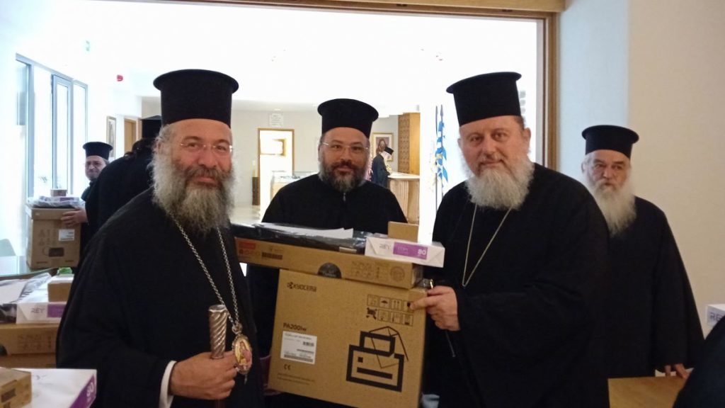 Παράδοση ψηφιακού κόμβου στην Ιερά Μητρόπολη Ρεθύμνης