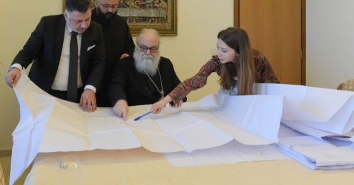 Антиохийскому Патриарху представили проект восстановления разрушенного землетрясением собора в Антакье