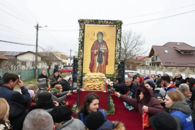 Το Πλοέστι προσκύνησε το ιερό λείψανο του Αγίου Δημητρίου του Νέου