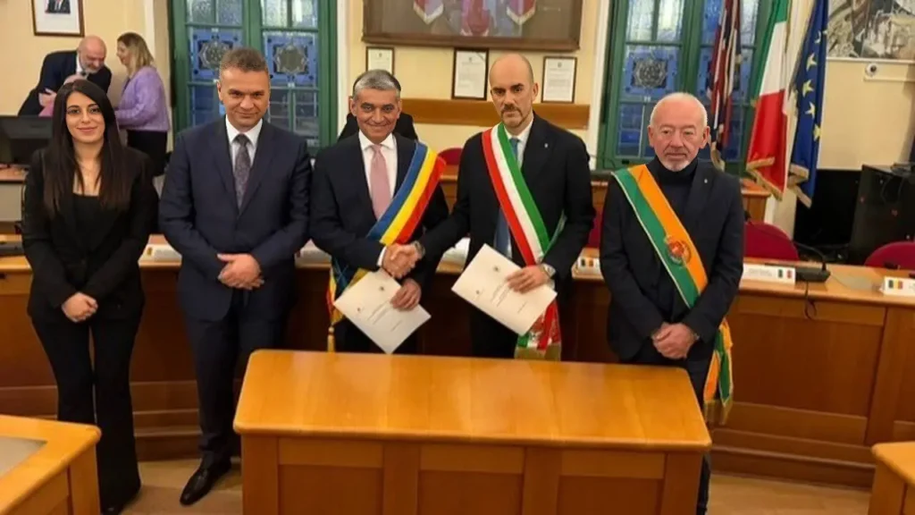 Parohia românească din Venaria Reale a contribuit la înfrățirea orașului gazdă cu Sinaia