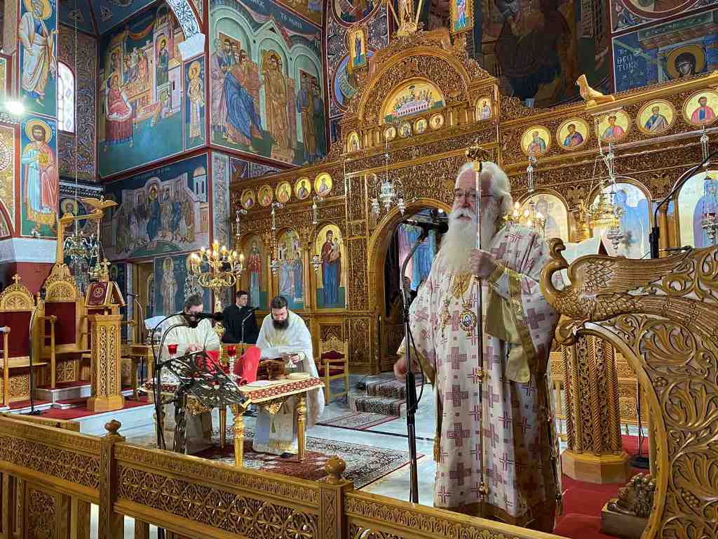 Υποδειγματική-Κατηχητική Θεία Λειτουργία για μαθητές τέλεσε ο Μητροπολίτης Δημητριάδος