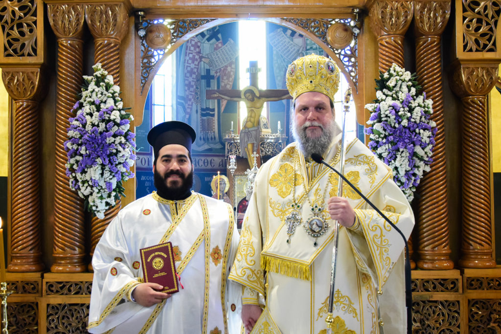 Χειροτονία Διακόνου στην Ιερά Μητρόπολη Νέας Ιωνίας