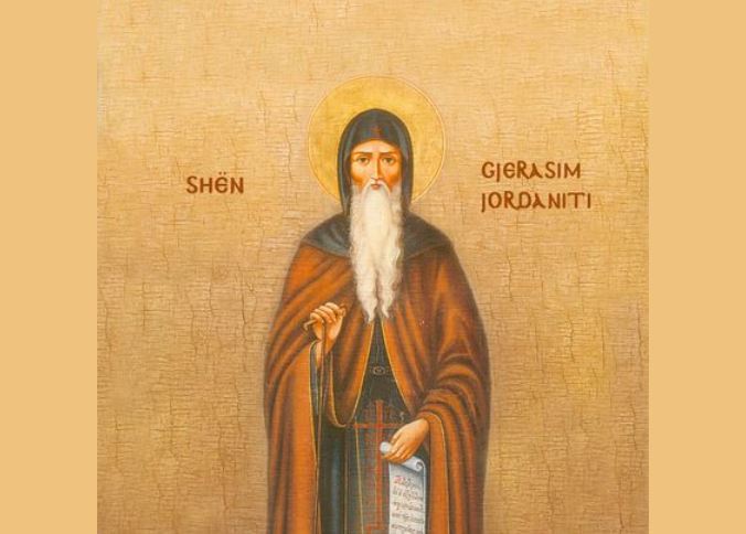 Oshënar Gjerasimi në Jordan. Dëshmorët Pavli e Juliana. Grigori i Qipros