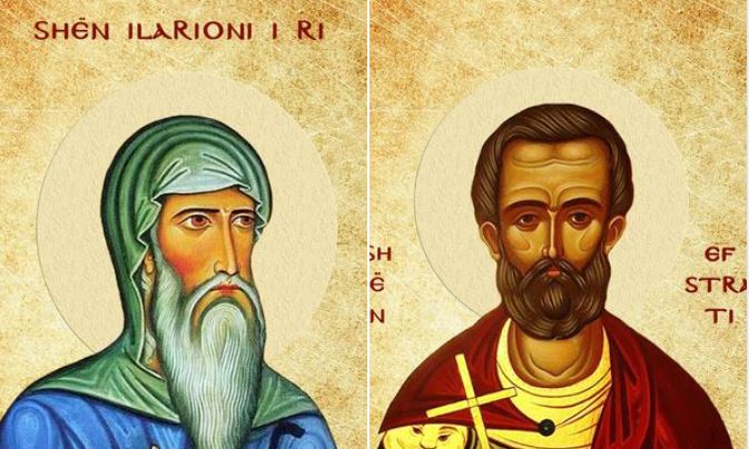 Apostull Herodioni nga të 70-t. Oshënar Ilarioni i Ri. Oshënar Stefan Çudibërësi. Dëshmor Efstrat Kreshmuesi. Bojani, princ